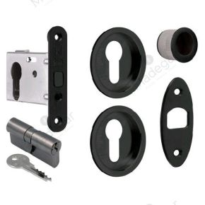 Kit cerradura C/Cilindro C/Boca 104-Yale. INTHER