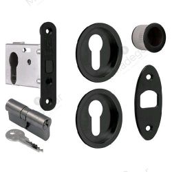 Kit cerradura C/Cilindro C/Boca 104-Yale. INTHER