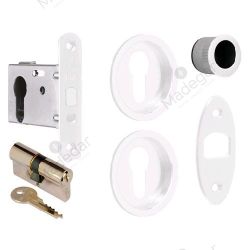 Kit cerradura C/Cilindro C/Boca 104-Yale. INTHER