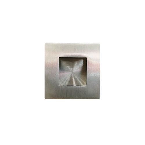 Tirador Embutir Cuadrado en Inox. INTHER