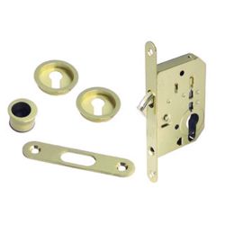 Kit cerradura C/Cilindro C/Boca NEROSLIM-Yale (Frontal Estrecho). INTHER