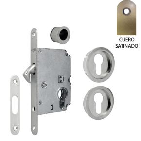 Kit cerradura C/Cilindro C/Boca NEROSLIM-Yale (Frontal Estrecho). INTHER