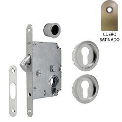 Kit cerradura C/Cilindro C/Boca NEROSLIM-Yale (Frontal Estrecho). INTHER