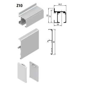 Kit Carril Individual a Pared Z10. SYSKOR