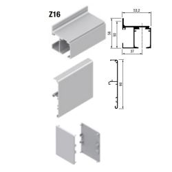 Kit Carril Individual a Pared Z16. SYSKOR