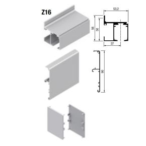 Kit Carril Individual a Pared Z16. SYSKOR
