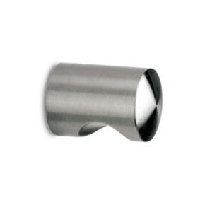 Pomo Muesca en Inox Satinado. INTHER