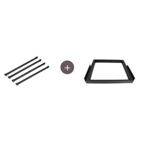 Pantalonero barras goma desplazables extraíble Antracita. ADINOR