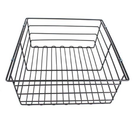 Bandeja cesta metálica Antracita. ADINOR