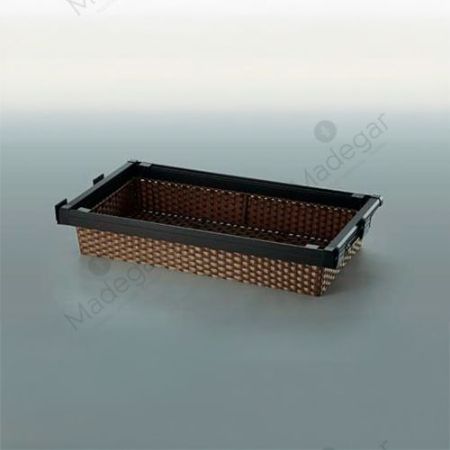 Cesta rattan extraíble Moka. INTHER.