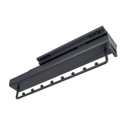 Soporte perchas extraíble para 8 perchas 445 cm Cierre Amortiguado Antracita. ADINOR