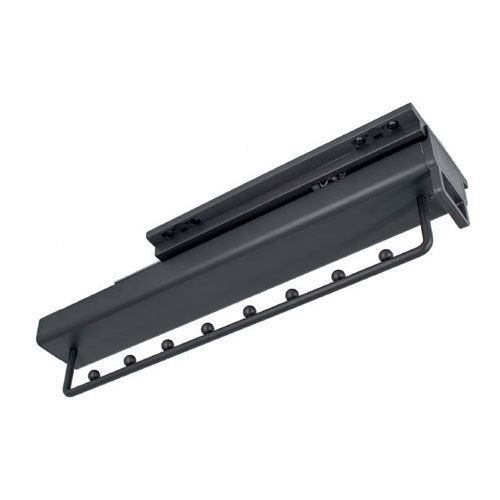 Soporte perchas extraíble para 8 perchas 445 cm Cierre Amortiguado Antracita. ADINOR