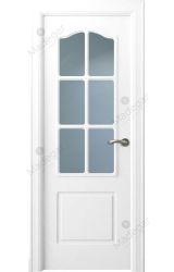 Puerta interior lacada Arc R-Saler 6V. Madegar