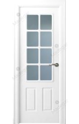 Puerta interior lacada Arc R-Rodeno 8V. Madegar