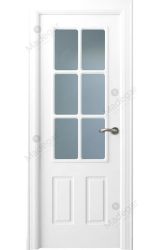 Puerta interior lacada Arc R-Rodeno 6V. Madegar