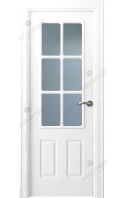 Puerta interior lacada Arc R-Rodeno 6V. Madegar