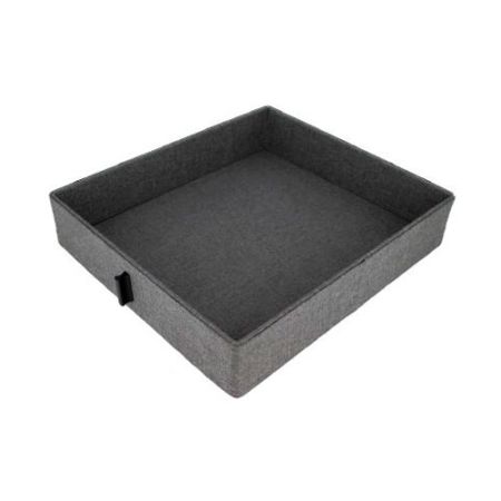 Caja Tela sin Tapa 290Ancho x 400Largo mm Antracita. ADINOR
