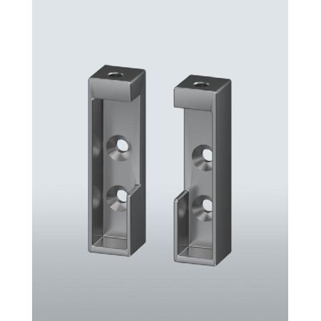 Soporte lateral rectangular para costado rectangular. ADINOR