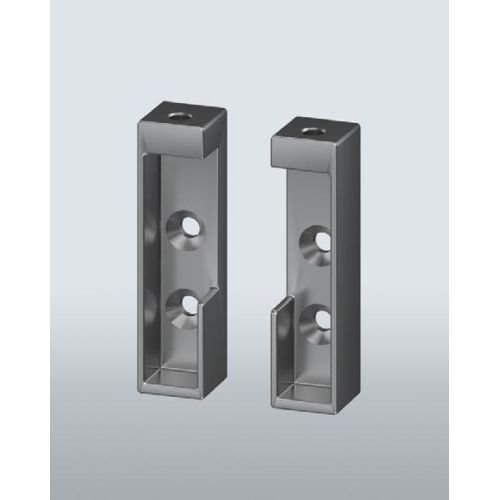 Soporte lateral rectangular para costado rectangular. ADINOR