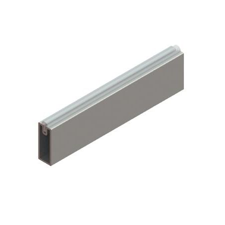 Tubo Barra de colgar rectangular con goma 4M. ADINOR