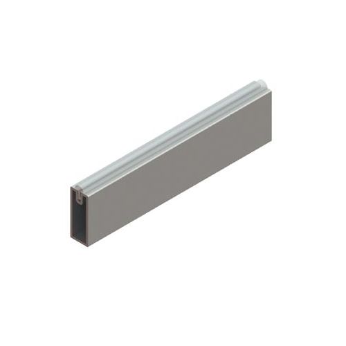 Tubo Barra de colgar rectangular con goma 4M. ADINOR