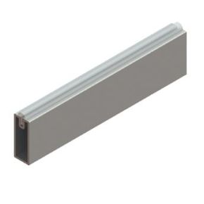 Tubo Barra de colgar rectangular con goma 4M. ADINOR