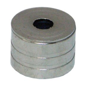 Soporte barra casquillo Níquel Satinado. INTHER.