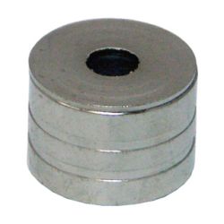 Soporte barra casquillo Níquel Satinado. INTHER.