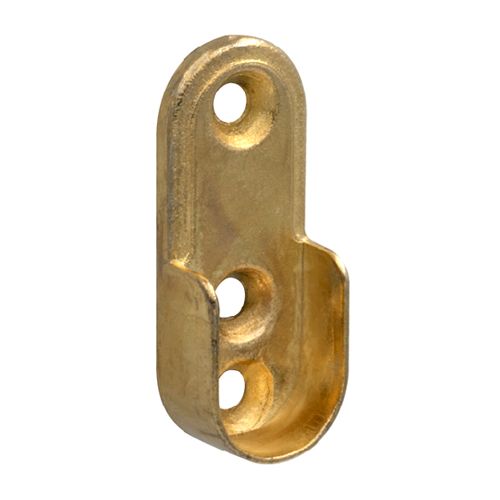 Soporte oval lateral Hierro Latonado. INTHER.