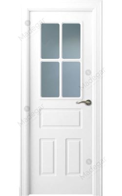 Puerta interior lacada Arc R-Genal 4V. Madegar