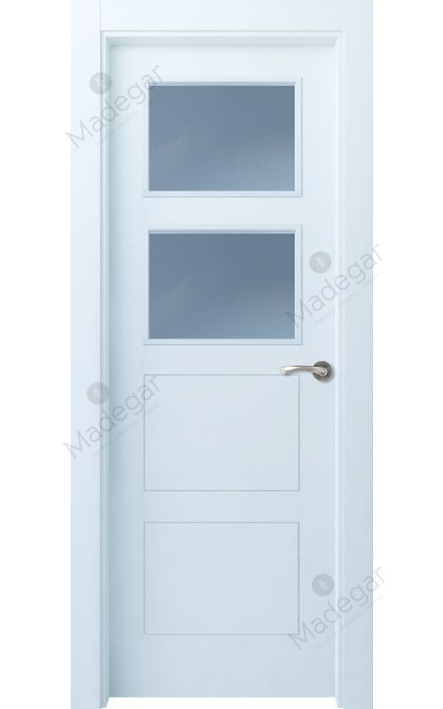 Puerta interior lacada Selection, Termo-acústica LD Bertiz 4 2VE, blanco. Madegar