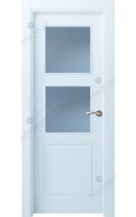 Puerta interior lacada Selection Bertiz 3 2VE, blanco. Madegar