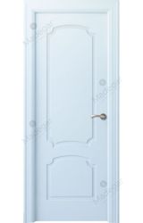 Puerta interior lacada Angle LD Faedo, blanco. Madegar