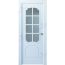 Puerta interior lacada Angle Faedo 8V, blanco. Madegar