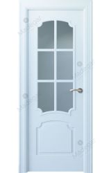 Puerta interior lacada Angle Faedo 6V. Madegar