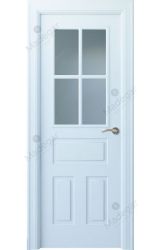 Puerta interior lacada Angle Genal 4V. Madegar