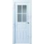 Puerta interior lacada Angle Genal 4V, blanco. Madegar