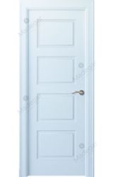 Puerta interior lacada Angle Eume, blanco. Madegar