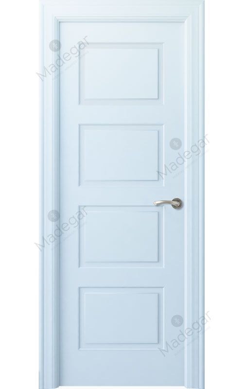 Puerta interior lacada Angle Eume, blanco. Madegar