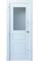 Puerta interior lacada Angle Breña 1VC, blanco. Madegar