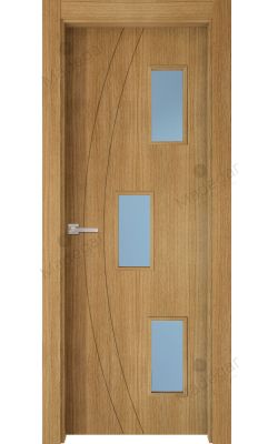 Puerta interior actual madera Nature, maciza ld3 Ordesa 2 3V, roble V. Madegar