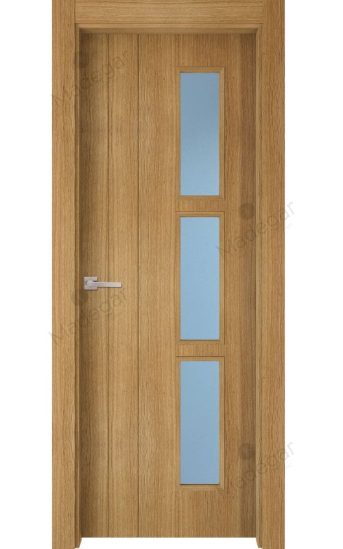 Puerta interior actual madera Nature, maciza ld3 Tejera 1-1 1VLD, roble