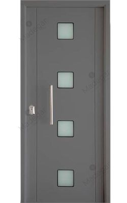 Puerta entrada seguridad acorazada metálica B4 Milán 4 Glass / Milán 4 Glass. Cearco