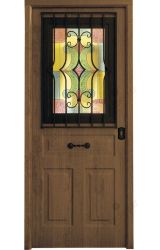 Puerta entrada seguridad acorazada metálica B4 Antique Ventana / Lisa. Cearco