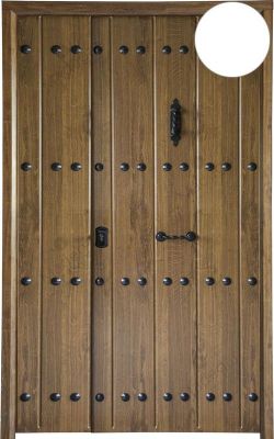 Puerta entrada seguridad acorazada metálica B4 Triana / Lisa. Cearco