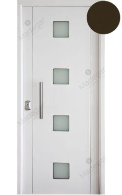 Puerta entrada seguridad acorazada metálica B4 Milán 4 Glass / Milán 4 Glass. Cearco