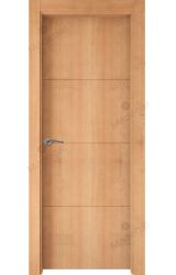 Puerta interior actual madera Nature, maciza ld3 Lin R3, haya V. Madegar