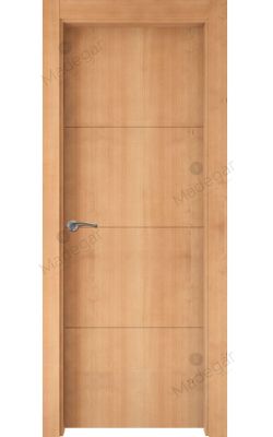 Puerta interior actual madera Nature, maciza ld3 Lin R3, haya V. Madegar