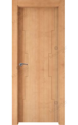 Puerta interior actual madera Nature, maciza ld3 Callecs, haya V. Madegar