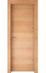 Puerta interior actual madera Nature, maciza ld3 Lin R4, haya H. Madegar